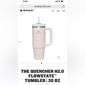 30oz Rose Quartz Stanley Tumbler
